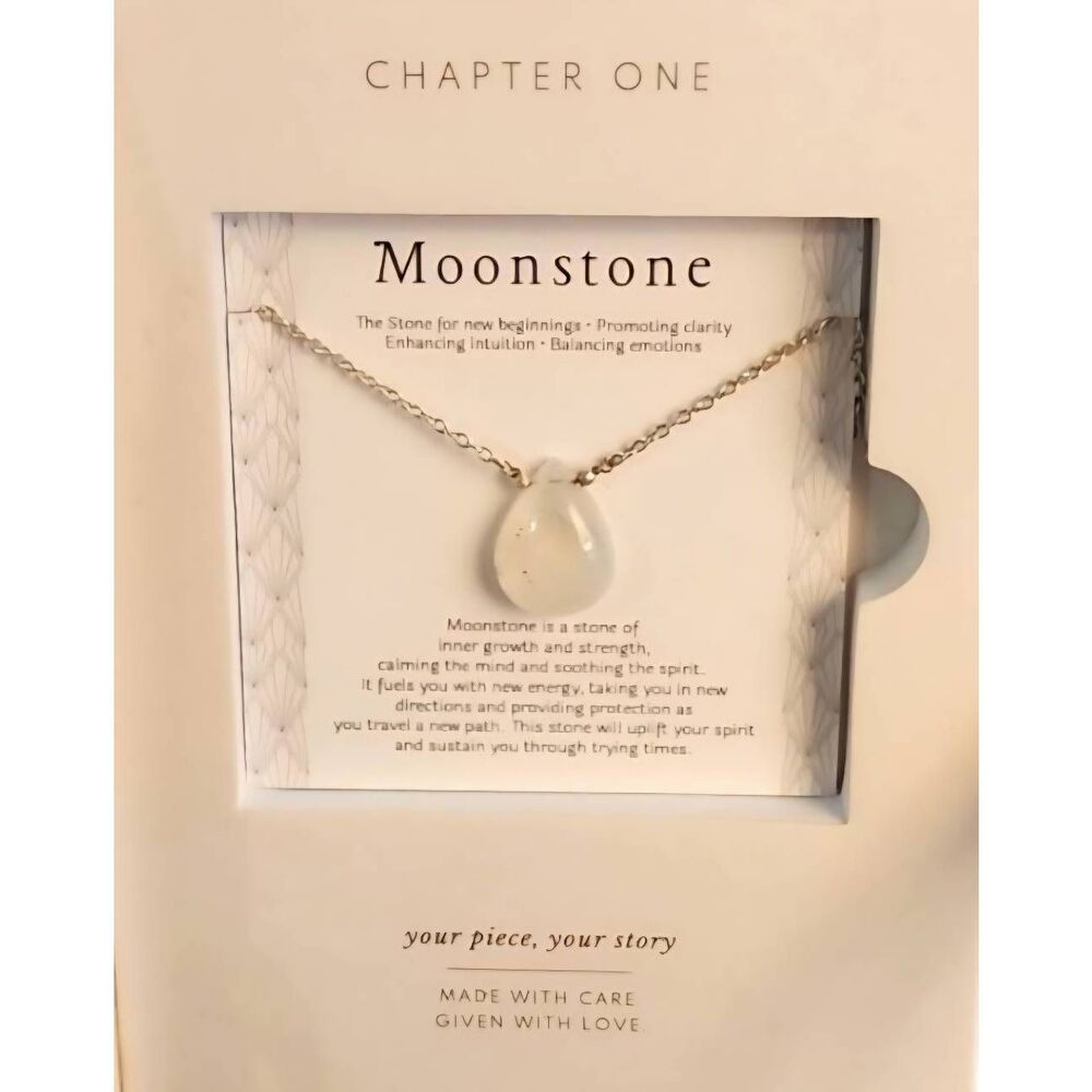Chapter One Hope Love Shines Moonstone Necklace Giftset